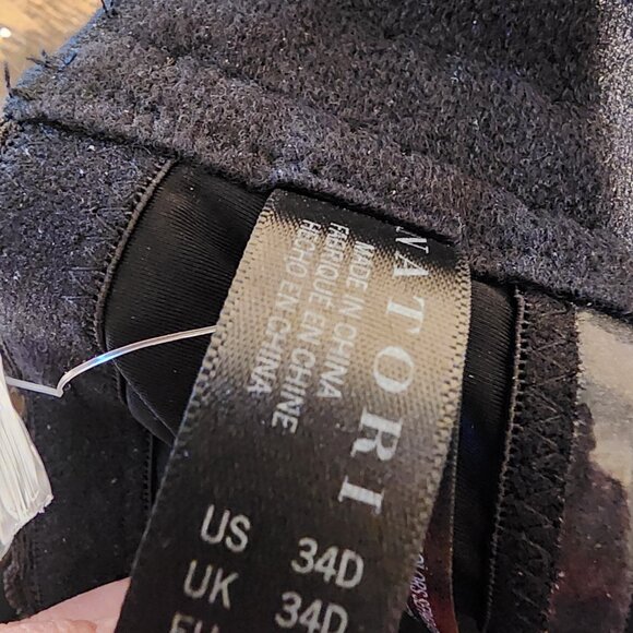 Natori Pure Luxe Strapless Contour Underwire Bra NWT Black 34D - Picture 13 of 14